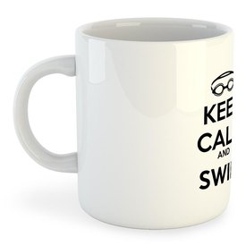 Kruskis Keep Calm and Swim Mug 325ml