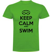 kruskis-keep-calm-and-swim-kurzarmeliges-t-shirt