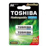 Toshiba Pilhas Recarregáveis AA 2000 Pack