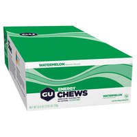 GU Energy Chews Watermelon 12 Energiekauen 12 Einheiten