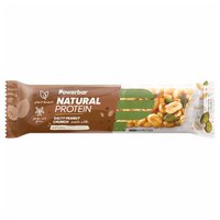 Powerbar Natural Protein 40g 18 Einheiten Salzig Erdnuss Knirschen Vegan Riegel Kasten