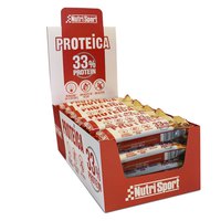 Nutrisport Proteïna 33% 44gr Proteïna Bars Caixa Avellana I Praliné 24 Unitats