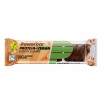 Powerbar ProteinPlus + Vegan Salzige Mandel Und Karamell 42g 12 Einheiten Protein Riegel Kasten